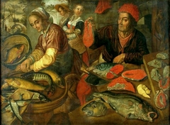 Fish market. by Joachim Beuckelaer