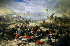 French Assault on the Curtain Wall of Malakoff on September 8, 1855 by Adolphe Yvon