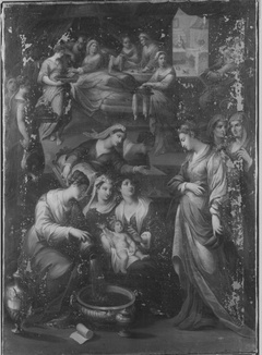 Geburt des Johannes des Täufers (Kopie nach) by Jacopo Zucchi