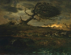 Gust of Wind by Jean-François Millet