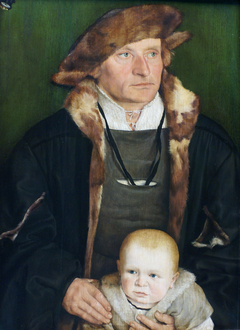 Hans Urmiller and his son by Barthel Beham