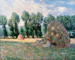 Haystacks by Claude Monet