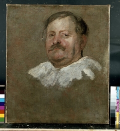 Head of a Man wearing a Falling Ruff by Anthony van Dyck