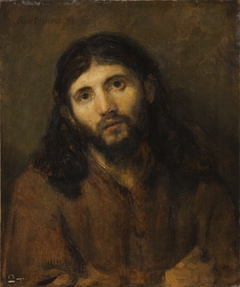 Head of Christ (after 'Dinner at Emmaus' in Louvre) by Rembrandt