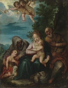 Heilige Familie by Hans Rottenhammer