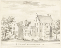 Het kasteel Groenewoude bij Woudenberg, in 1382 by Jacobus Stellingwerff