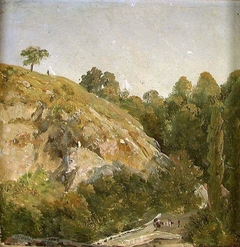 Hillside in the Plauenscher Grund by Johan Christian Dahl