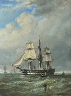 HMS Revenge by William Adolphus Knell