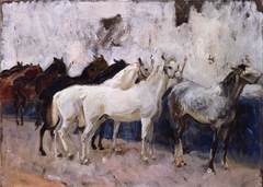 Horses at Palma by John Singer Sargent