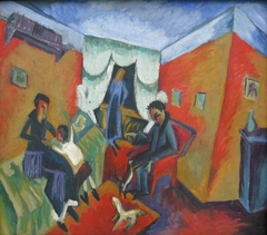 Interieur by Ernst Ludwig Kirchner