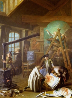 Interior of an Artist's Studio by Étienne Jeaurat