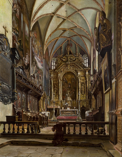 Interior of the Parish Church in Krosno by Aleksander Gryglewski