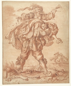 It Takes Strong Legs to Carry Luxury by Adriaen Pietersz. van de Venne