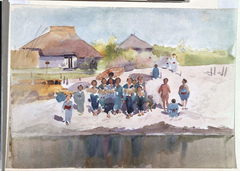 Japanese Children by Alfred East