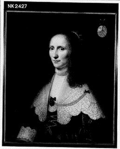 Jonkvrouwe Cornelia Teding van Berkhout (1614-1680). Echtgenote van Maerten Harpertsz Tromp by Michiel van Mierevelt