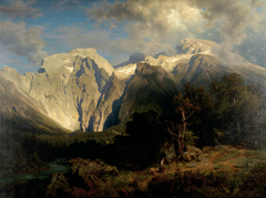 Kalkgebirgslandschaft by August Leu