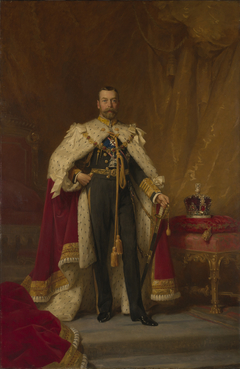 King George V (1865-1936) by Fred Howard Michael