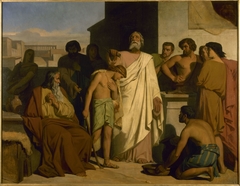 L'onction de David par Samuel by Félix-Joseph Barrias