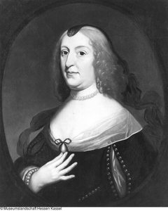 Landgräfin Amalia Elisabeth von Hessen-Kassel (1602 - 1651), geborene Gräfin von Hanau-Münzenberg (1645 - 1650) by Gerard van Honthorst