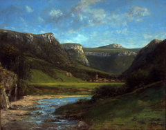 Landscape in the Jura by Gustave Courbet