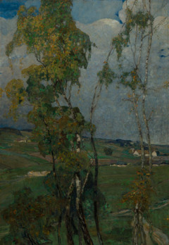 Landscape with Birches by Wenzel Franz Jäger