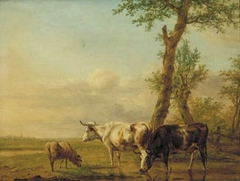 Landscape with Cows by Jan Kobell II