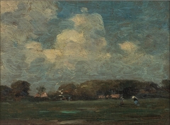 Landscape with Laborers by Alexander Shilling