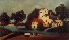 Landscape with Watermill by Henri Rousseau