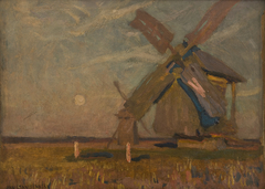 Landscape with Windmills by Jan Stanisławski