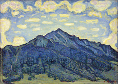 Landschaft in den Schweizer Alpen by Ferdinand Hodler