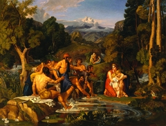 Latona and the Lycian Peasants by Joshua Cristall