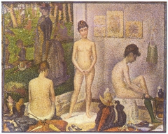 Les Poseuses by Georges Seurat