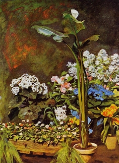 Lily and Greenhouse Plants by Auguste Renoir