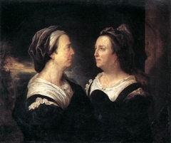 Madame Rigaud en deux attitudes différentes by Hyacinthe Rigaud