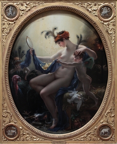 Mademoiselle Lange as Danaë by Anne-Louis Girodet de Roussy-Trioson