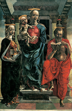 Madonna and Child with St. Mary Magdelene and St. Jerome by Cosimo Tura