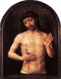 Man of sorrows by Hans Memling