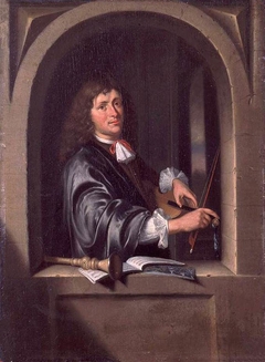 Man Tuning a Violin by Pieter Cornelisz van Slingelandt