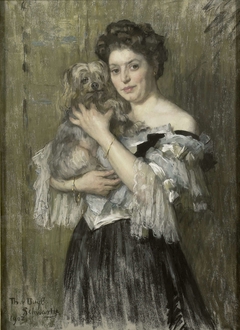 Maria Catharina Josephine Jordan (1866-1948). Echtgenote van de schilder George Hendrik Breitner by Thérèse Schwartze