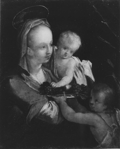 Maria mit dem Kind und dem Johannesknaben (nach) by Hans von Aachen