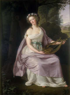 Marie Antoinette as Erato by Ludwig Guttenbrunn