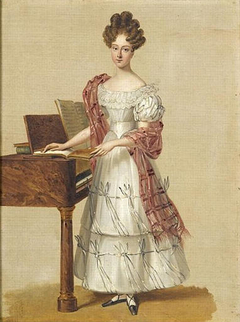 Marie d'Orléans, future duchesse de Wurtemberg (1813-1839) by Alexandre-Jean Dubois-Drahonet