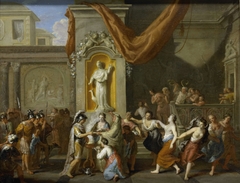 Marriage of Alexander the Great, King of Macedonia, with Roxana of Bacteriane by Gerard Hoet I