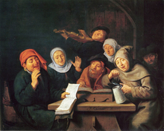 Merry Company at a Table by Jan Miense Molenaer