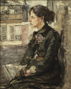 Miss Louise Breslau, the Artist by Ernst Josephson