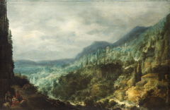 Mountainous landscape by Jan Tilens