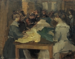 Naaischool by Isaac Israels