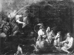 Neptun und Amphitrite auf dem Hippokampenwagen by Johann Heiss