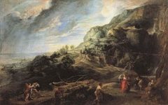 Odysseus on the island of the Phaecians by Peter Paul Rubens