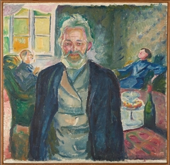 Old Man in an Interior by Edvard Munch